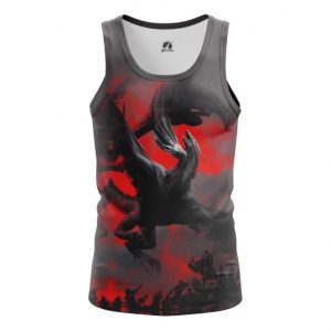 Tank Dragon Fight Monster Art Illustration Vest Idolstore - Merchandise and Collectibles Merchandise, Toys and Collectibles 2