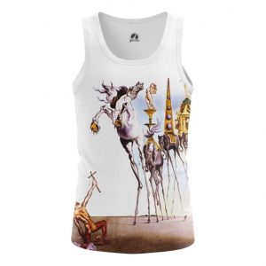 Tank Temptation of St. Anthony Painting by Salvador Dali Vest Idolstore - Merchandise and Collectibles Merchandise, Toys and Collectibles 2