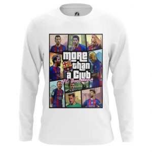 Collectibles Men'S Long Sleeve Fc Barcelona Gta Inspired More Than A Club