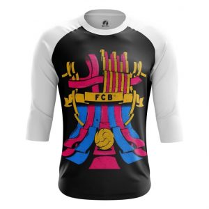 Merchandise Raglan Fc Barcelona Fan Art Logo