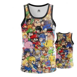 Merchandise Tank Nintendo World Game Characters All Stars Vest