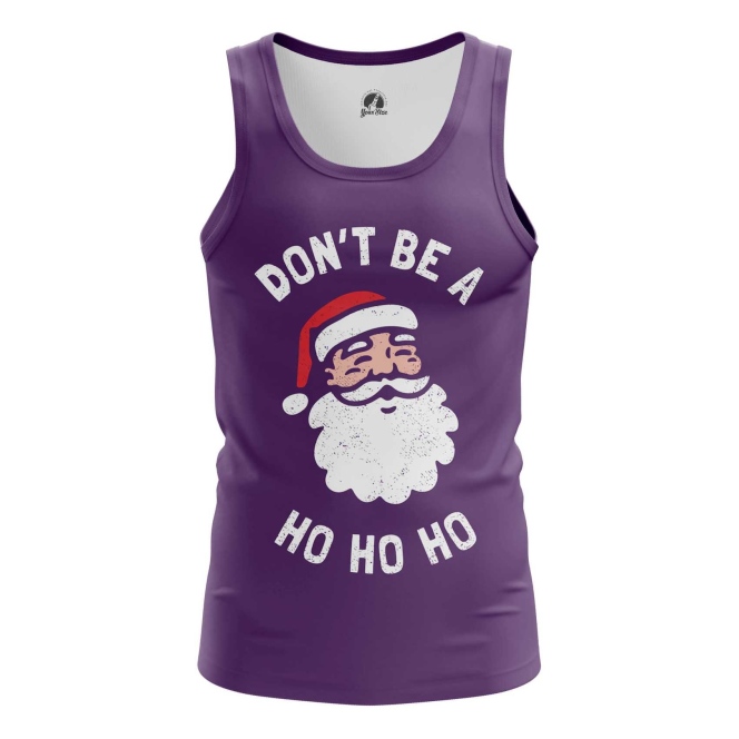 Merch Tank Dont Be A Hohoho Santa Pop-Art Christmas Vest
