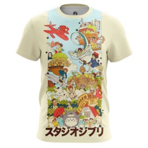 Merch T-Shirt Characters Ghibli Hayao Miyazaki