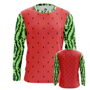 Merchandise Long Sleeve Watermelon Pattern Art Fruit