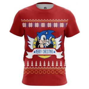 Merchandise Men'S T-Shirt Sonic Sonic Hedgehog X-Mas Christmas Special