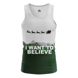 Collectibles Tank I Want To Believe Christmas Vest