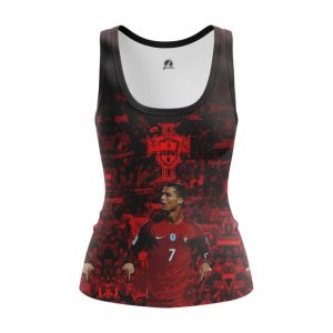 Collectibles Tank Cristiano Ronaldo Picture Fan Art Portugal Vest