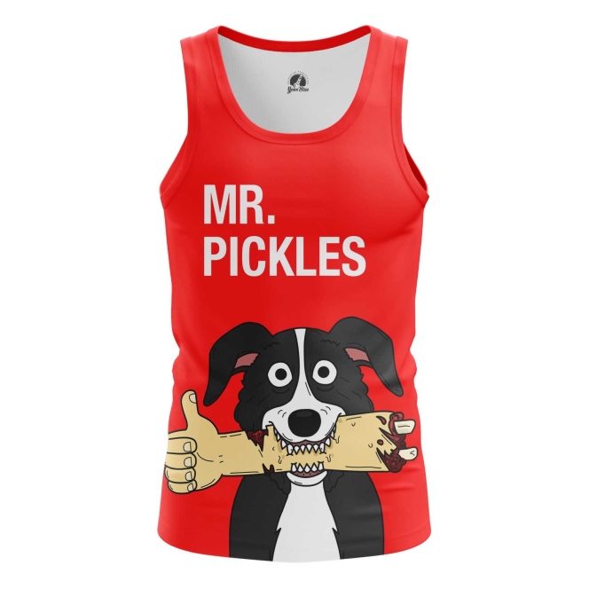 Collectibles Tank Mr Pickles Shirts Dog Animated Cartoon Vest