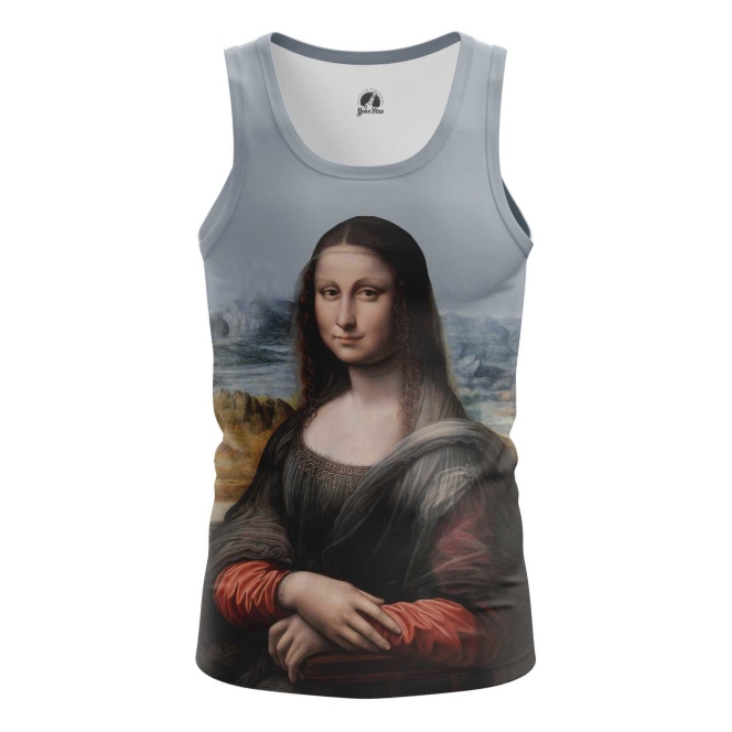 Collectibles Tank Mona Lisa Leonardo Da Vinci Fine Art Artwork Vest