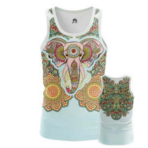 Collectibles Men'S Tank Elephant Tattoo Tattoos Print Clothes Pattern Vest