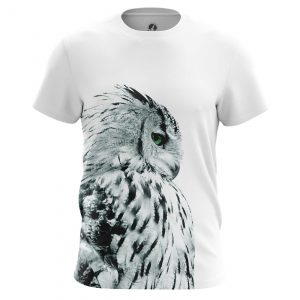 Men’s t-shirt Polar Owl Birds Art Animals Shirts Idolstore - Merchandise and Collectibles Merchandise, Toys and Collectibles