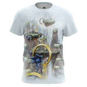 Men’s t-shirt Sonic hedgehog Rings Game art Idolstore - Merchandise and Collectibles Merchandise, Toys and Collectibles