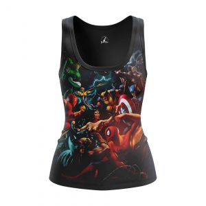 Women’s t-shirt Marvel vs DC All Superheroes Idolstore - Merchandise and Collectibles Merchandise, Toys and Collectibles