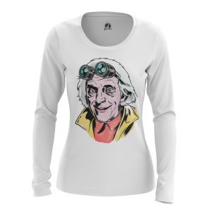Women’s long sleeve Emmett Brown Back to Future Idolstore - Merchandise and Collectibles Merchandise, Toys and Collectibles 2