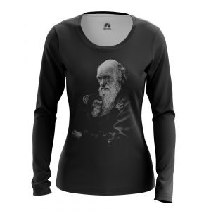 Women’s long sleeve Man of Evolution Darwin Clothes Idolstore - Merchandise and Collectibles Merchandise, Toys and Collectibles 2