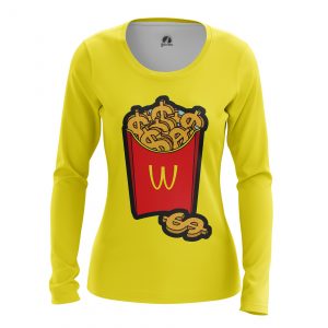 Women’s long sleeve McMoney Mcdonald French fries Fun Pop Art Idolstore - Merchandise and Collectibles Merchandise, Toys and Collectibles 2