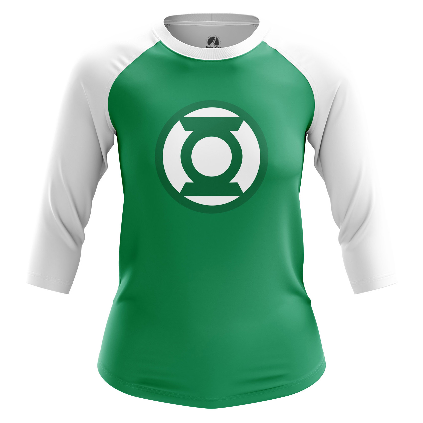 Merchandise Women'S Raglan Green Lantern Logo Lantern Corps