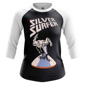 Merch Women'S Raglan Silver Surfer Fantastic 4