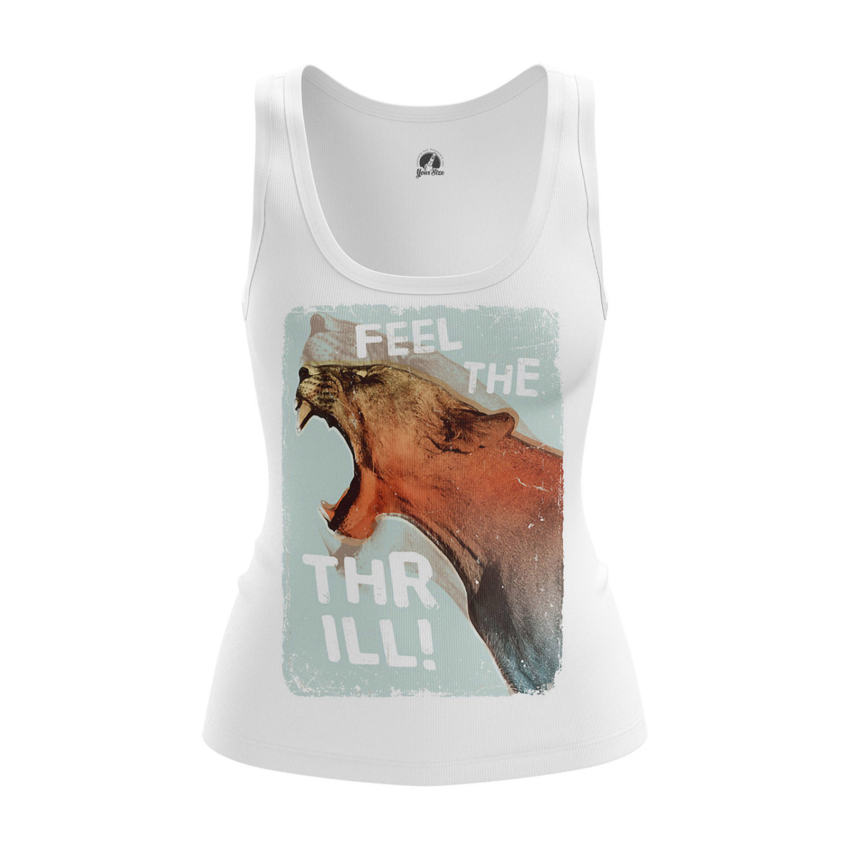 Women’s t-shirt Feel Thrill Animals Lions Idolstore - Merchandise and Collectibles Merchandise, Toys and Collectibles