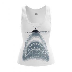 Women’s t-shirt Fishing Time Sharks Fun Jaws Idolstore - Merchandise and Collectibles Merchandise, Toys and Collectibles