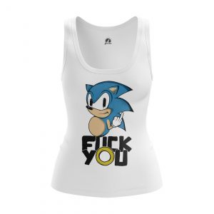 Merchandise Women'S Tank Fock You Hedgehog Sonic Sega Vest