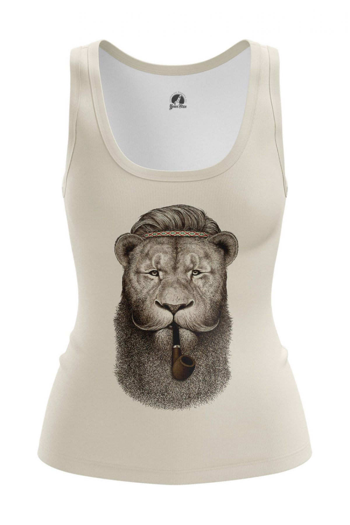 Buy Women's tank Hippie Lion Animals Lions Hippie Lion Vest - IdolStore