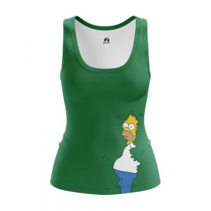 Merchandise Women'S Tank Homer Simpson Simpsons Bushes Art Vest