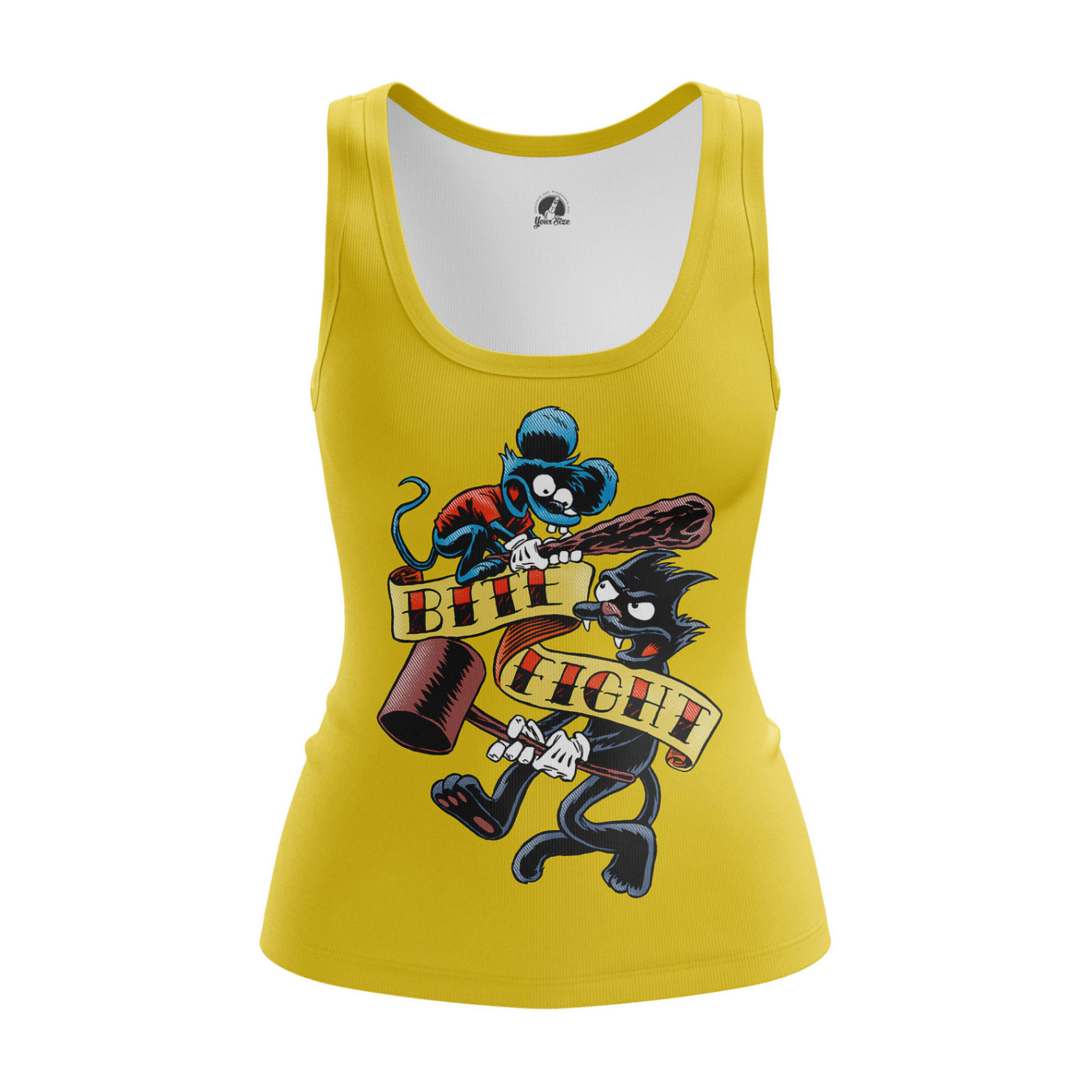 Merchandise Women'S Tank Itchy And Scratchy Simpsons Vest