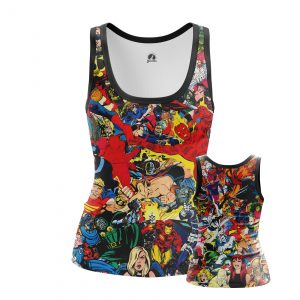 Merch Women'S Tank Marvel World All Superheros Vest