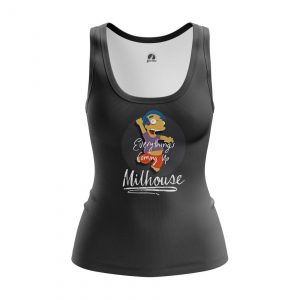 Women’s t-shirt Milhouse Simpsons Simpson Animated Idolstore - Merchandise and Collectibles Merchandise, Toys and Collectibles