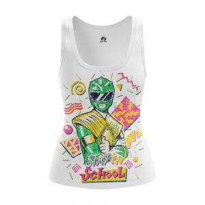 Women’s tank Stay in School Power Rangers Green Vest Idolstore - Merchandise and Collectibles Merchandise, Toys and Collectibles 2