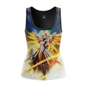 Women’s t-shirt Mercy Angel Gaming Games Overwatch Idolstore - Merchandise and Collectibles Merchandise, Toys and Collectibles