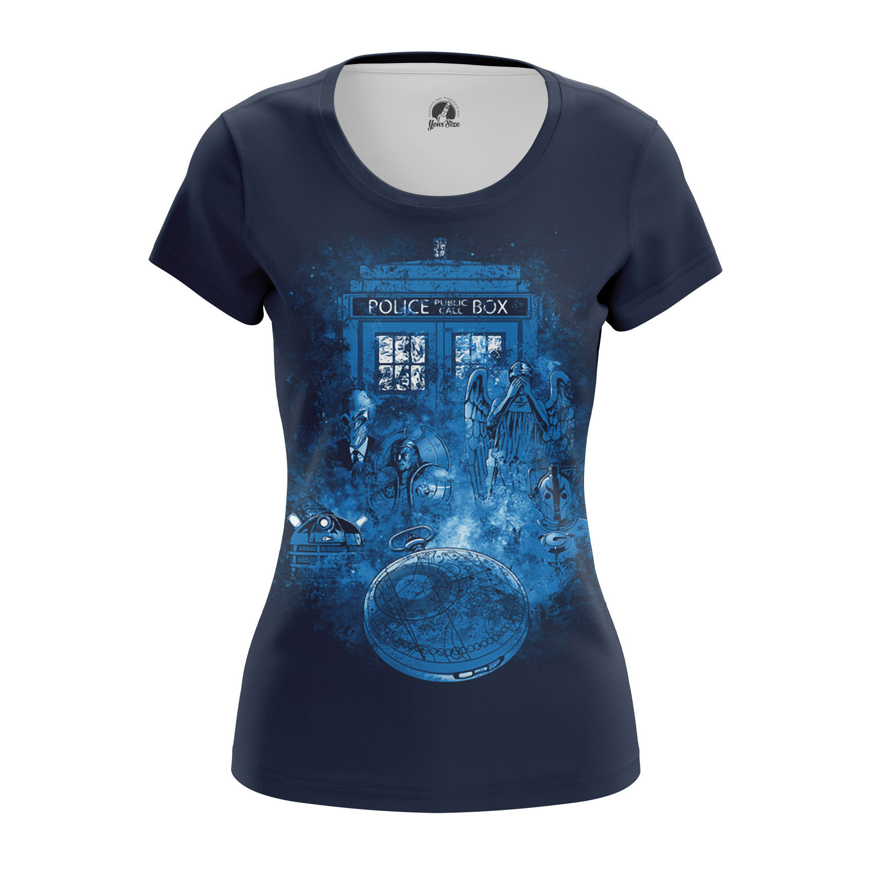 Women’s tank Doctor Who Tardis Vest Idolstore - Merchandise and Collectibles Merchandise, Toys and Collectibles