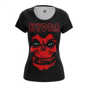 Merch Women'S T-Shirt Hydra Hail Red Skull