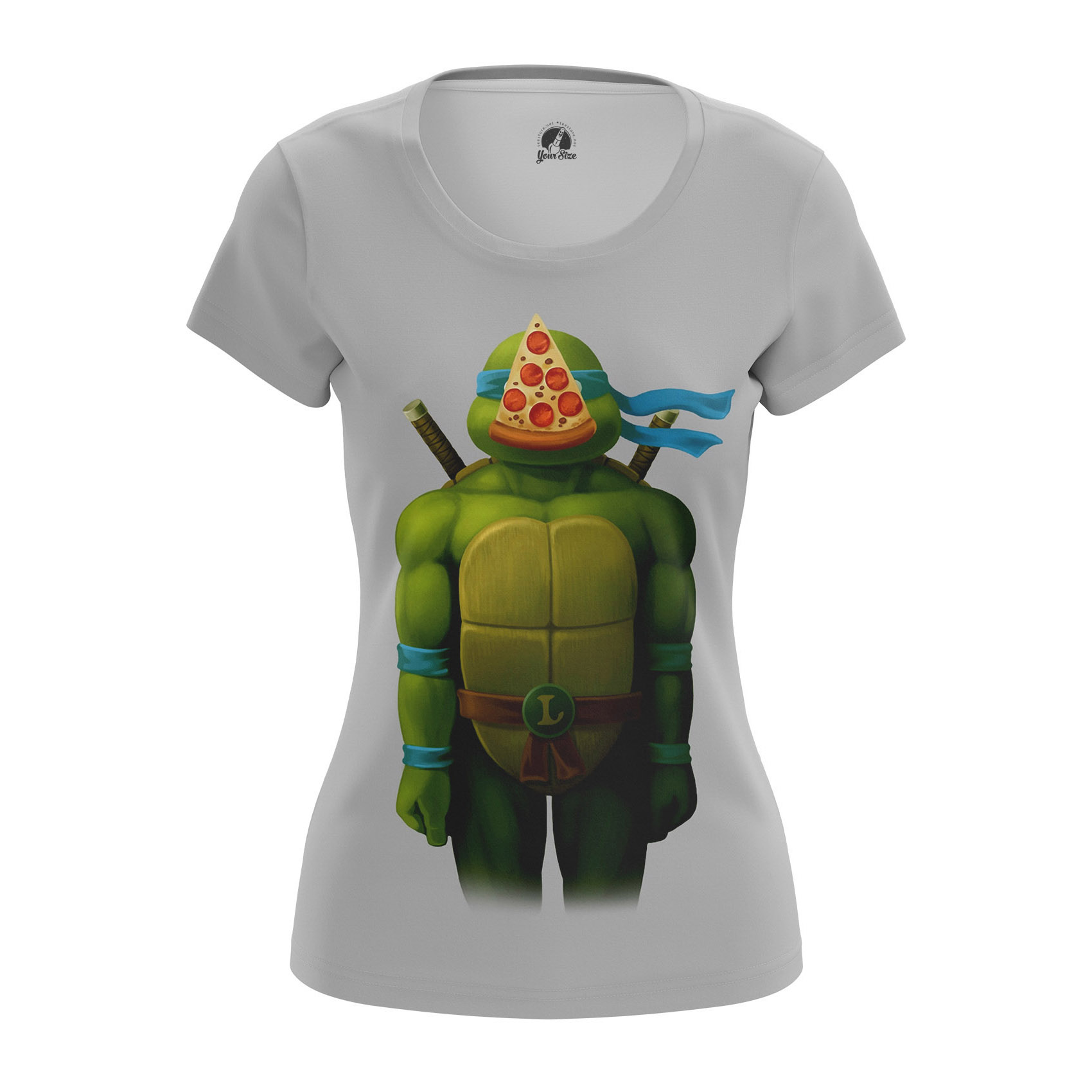 Women’s tank Leo TMNT Ninja Turtles Pizza Vest Idolstore - Merchandise and Collectibles Merchandise, Toys and Collectibles