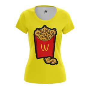 Women’s long sleeve McMoney Mcdonald French fries Fun Pop Art Idolstore - Merchandise and Collectibles Merchandise, Toys and Collectibles