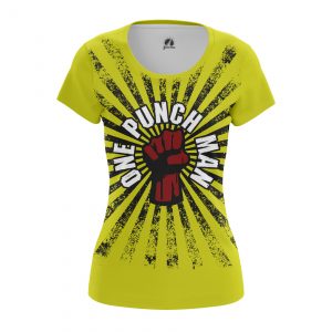 Merchandise Women'S T-Shirt One Punch Man Merch Yellow