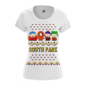 Merch Women'S T-Shirt South Park Christmas Pattern
