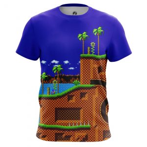 Men’s long sleeve sonic hedgehog 16-bit World Idolstore - Merchandise and Collectibles Merchandise, Toys and Collectibles