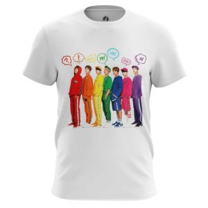 T-shirt BTS Rainbow Art Print Idolstore - Merchandise and Collectibles Merchandise, Toys and Collectibles