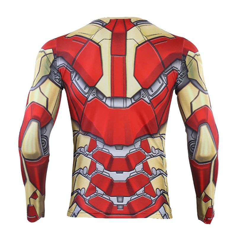 Iron Man Rash Guard: Buy Best Ironman Compression Workout Shirt