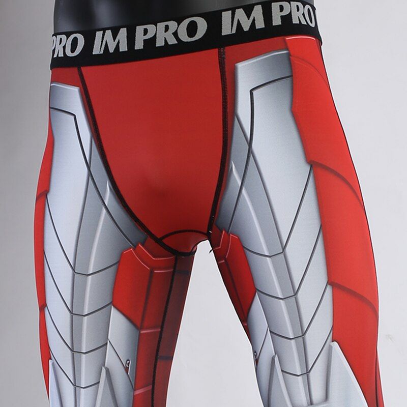 3D Design Iron Man Inspired Compression Unisex Workout Training Leggings