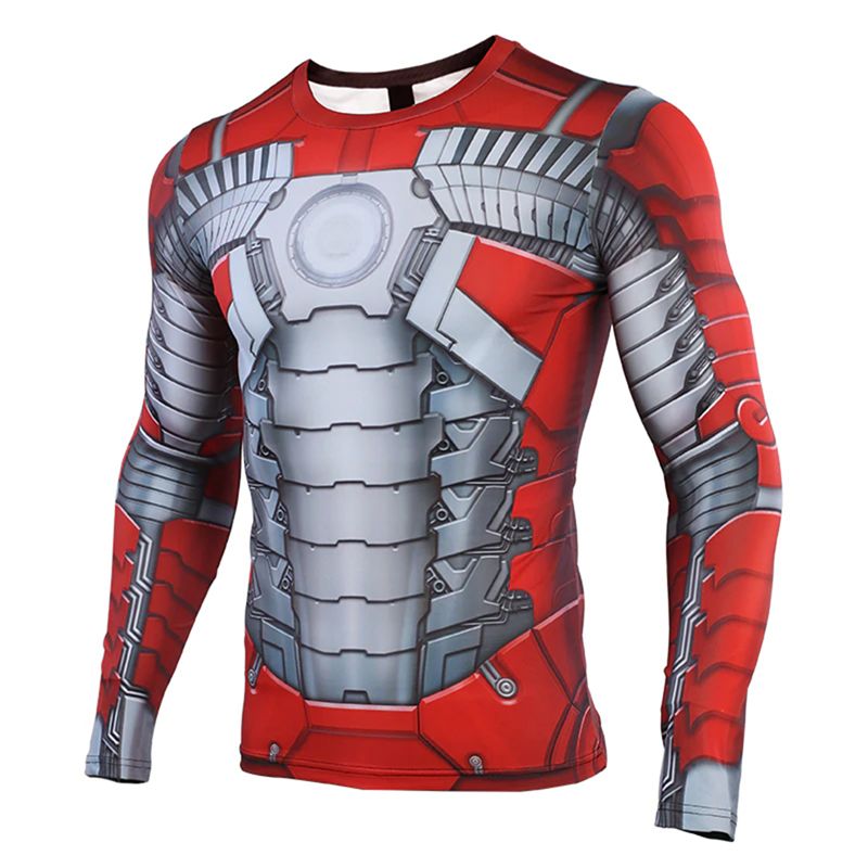 Iron Man Rashguard Workout Jersey MK5 Armor - Idolstore - Merchandise ...