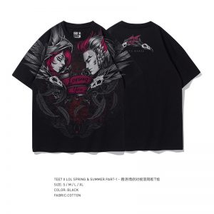 T-shirt Xayah Rakan Loving you League of legends Idolstore - Merchandise and Collectibles Merchandise, Toys and Collectibles