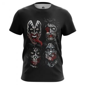 T-shirt Faces Kiss Band Cover print Idolstore - Merchandise and Collectibles Merchandise, Toys and Collectibles