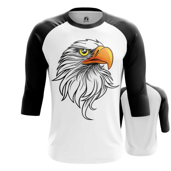 T-shirt Eagle Head Print White Idolstore - And Collectibles