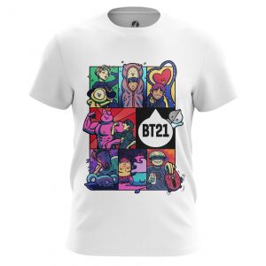 T-shirt BT21 BTS Band print Idolstore - Merchandise and Collectibles Merchandise, Toys and Collectibles