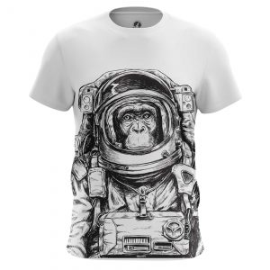 Chimpanzee T-shirt Monkey Astronaut Idolstore - Merchandise and Collectibles Merchandise, Toys and Collectibles