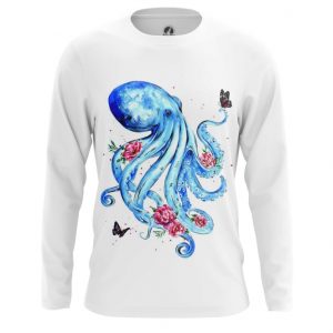 Long sleeve Octopus Floral Blue Idolstore - Merchandise and Collectibles Merchandise, Toys and Collectibles 2