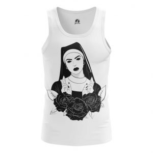 Tank Nun Black Flowers Vest Idolstore - Merchandise and Collectibles Merchandise, Toys and Collectibles 2